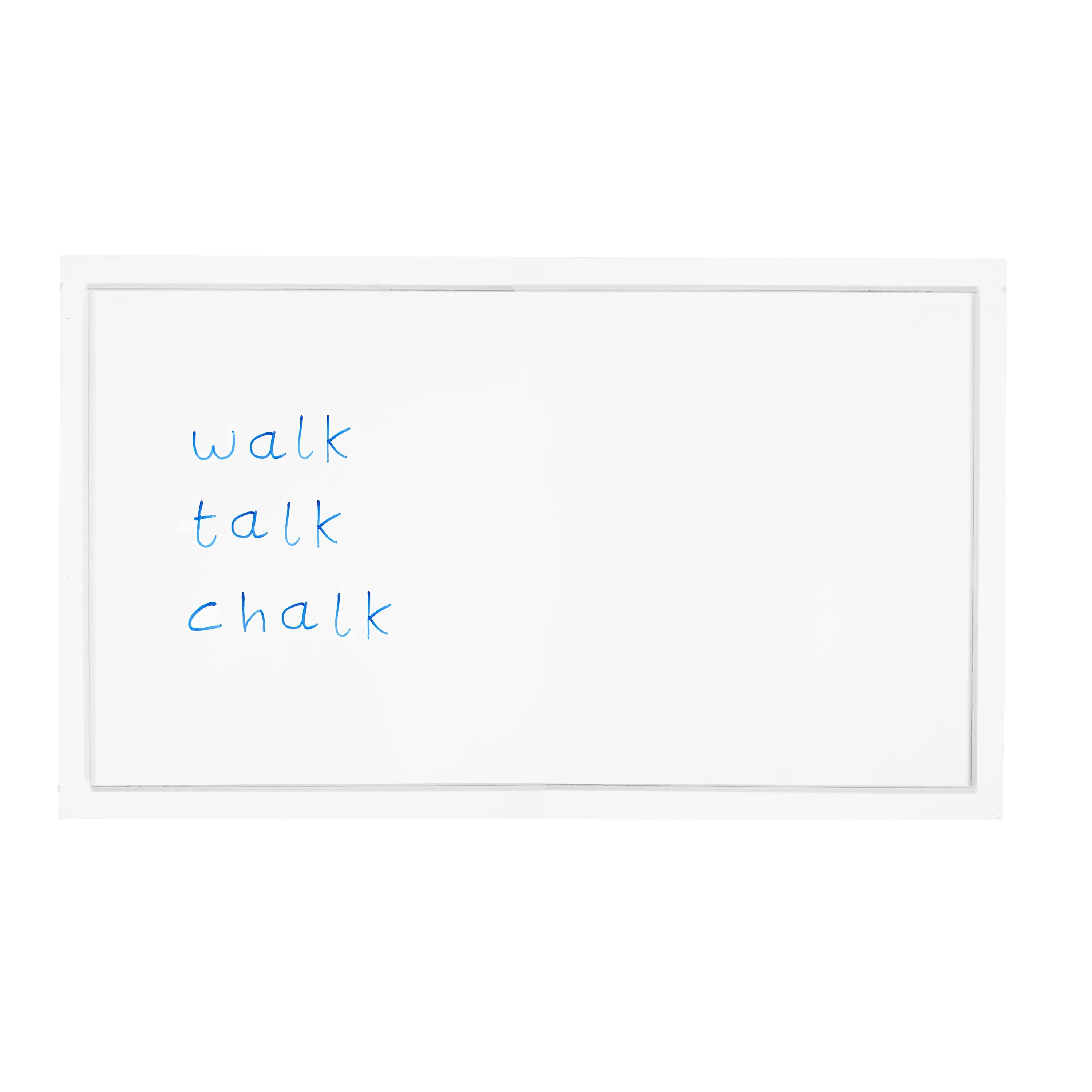 Sunnydaze 36" x 24" Magnetic Dry Erase Whiteboard for Wall