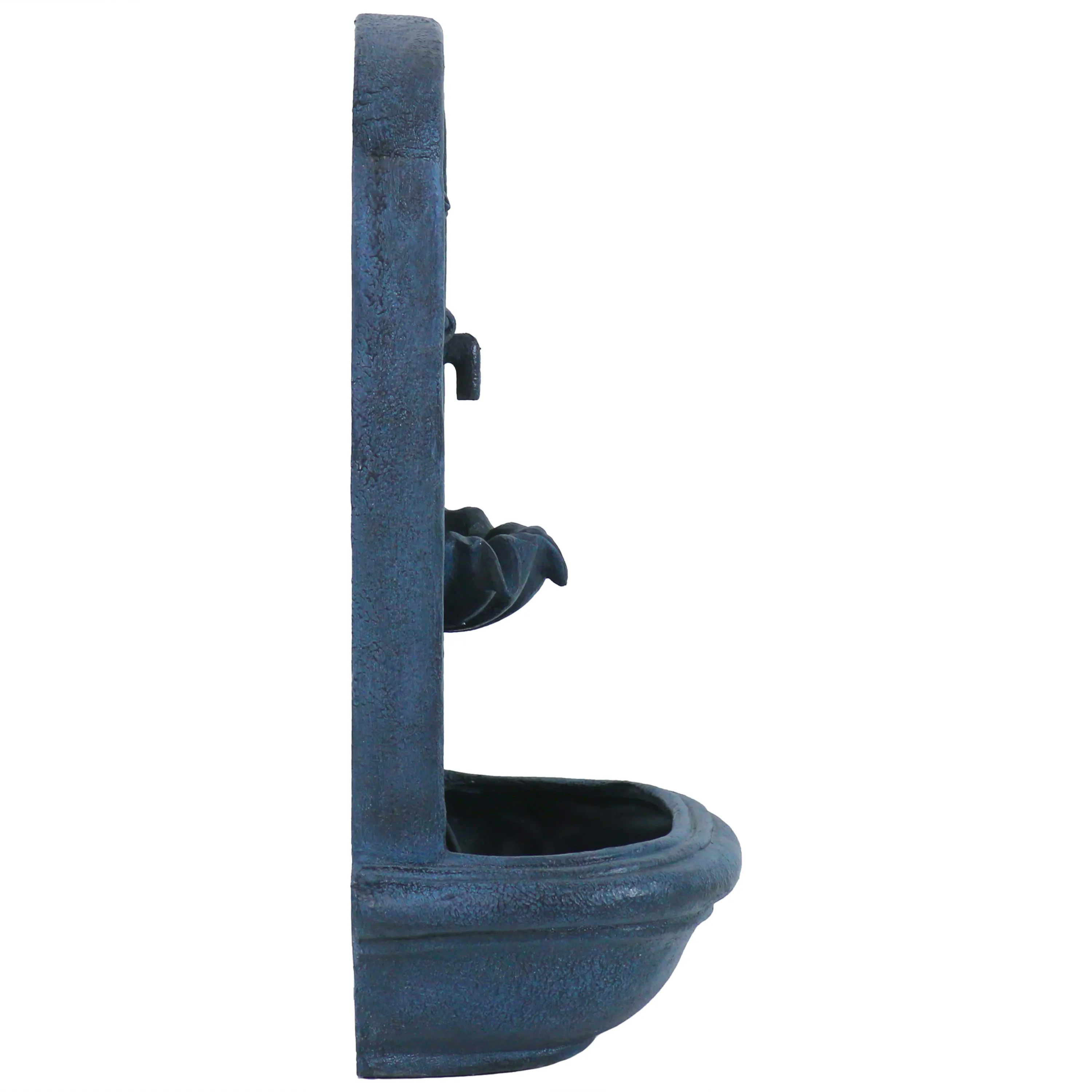 Sunnydaze Seaside Outdoor Solar Wall Fountain - 27" H
