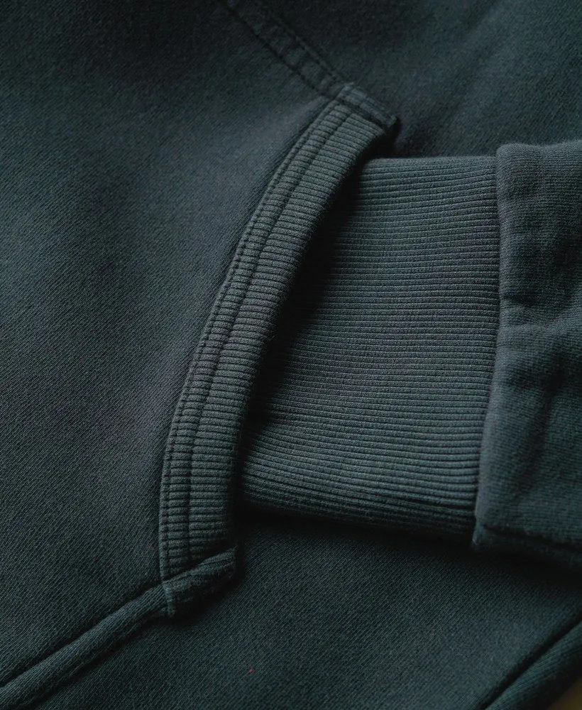Superdry Duo Vintage Logo Hoodie - Jet Black