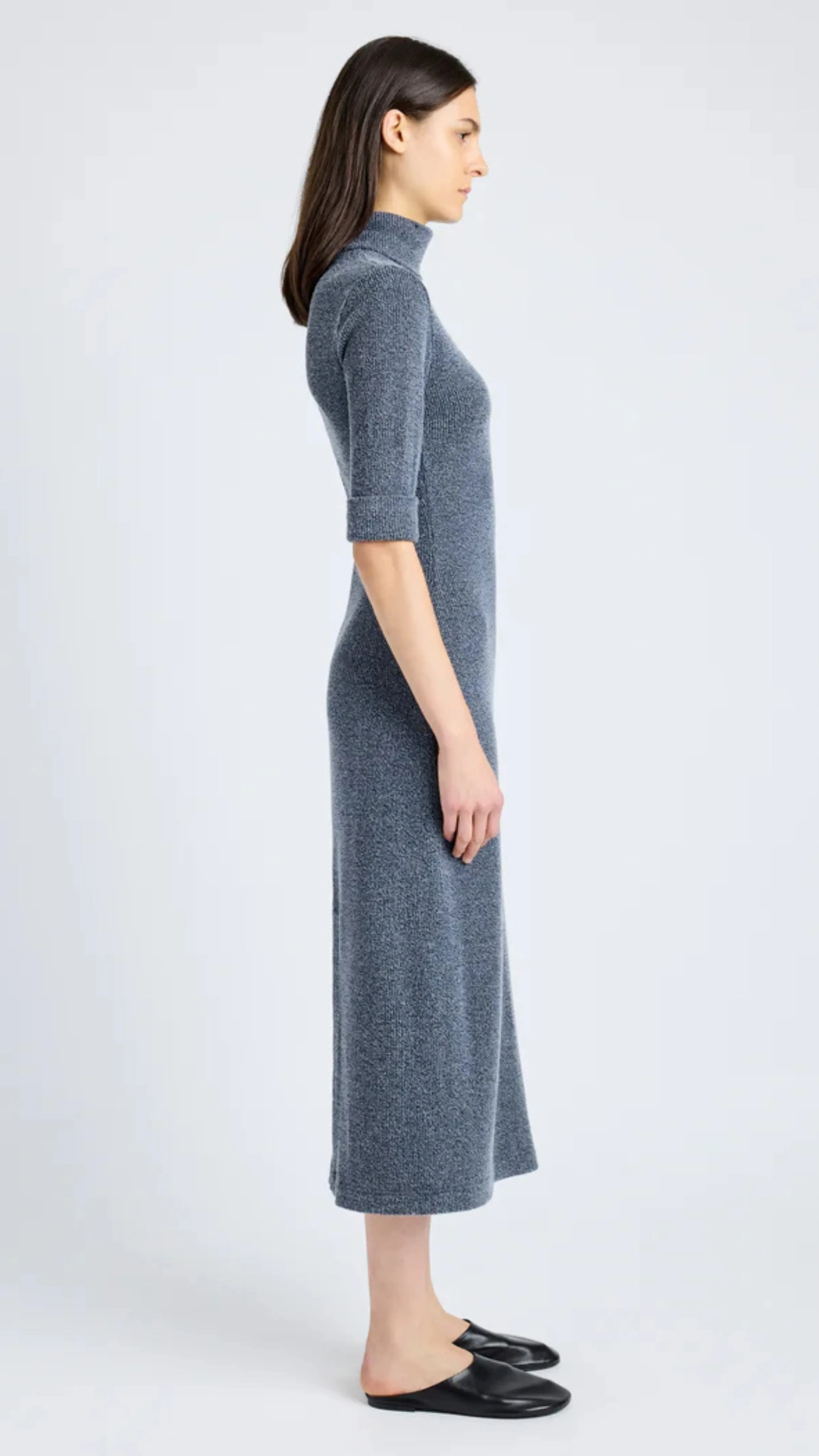 The Cerine Dress in Boucle Rib