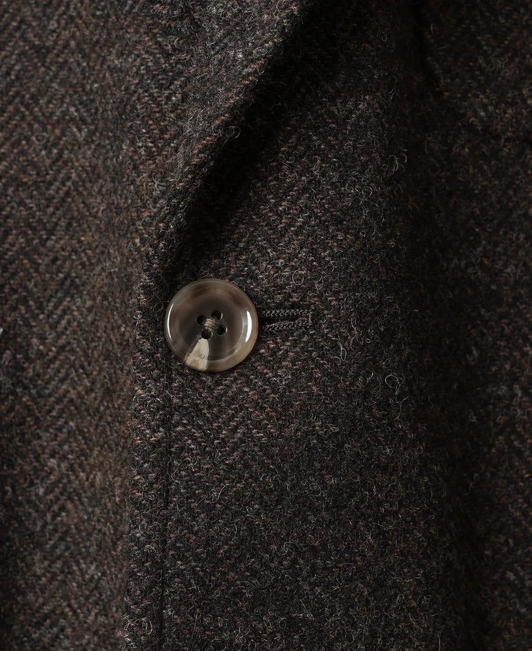 Unstructured Ivy Blazer Brown Tweed