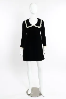 Velvet Lace Babydoll Dress