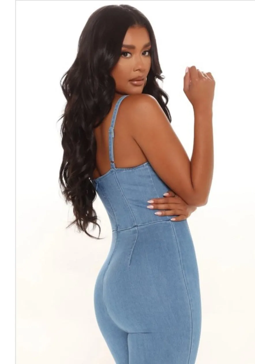 Venus Denim Jumpsuit