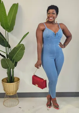 Venus Denim Jumpsuit