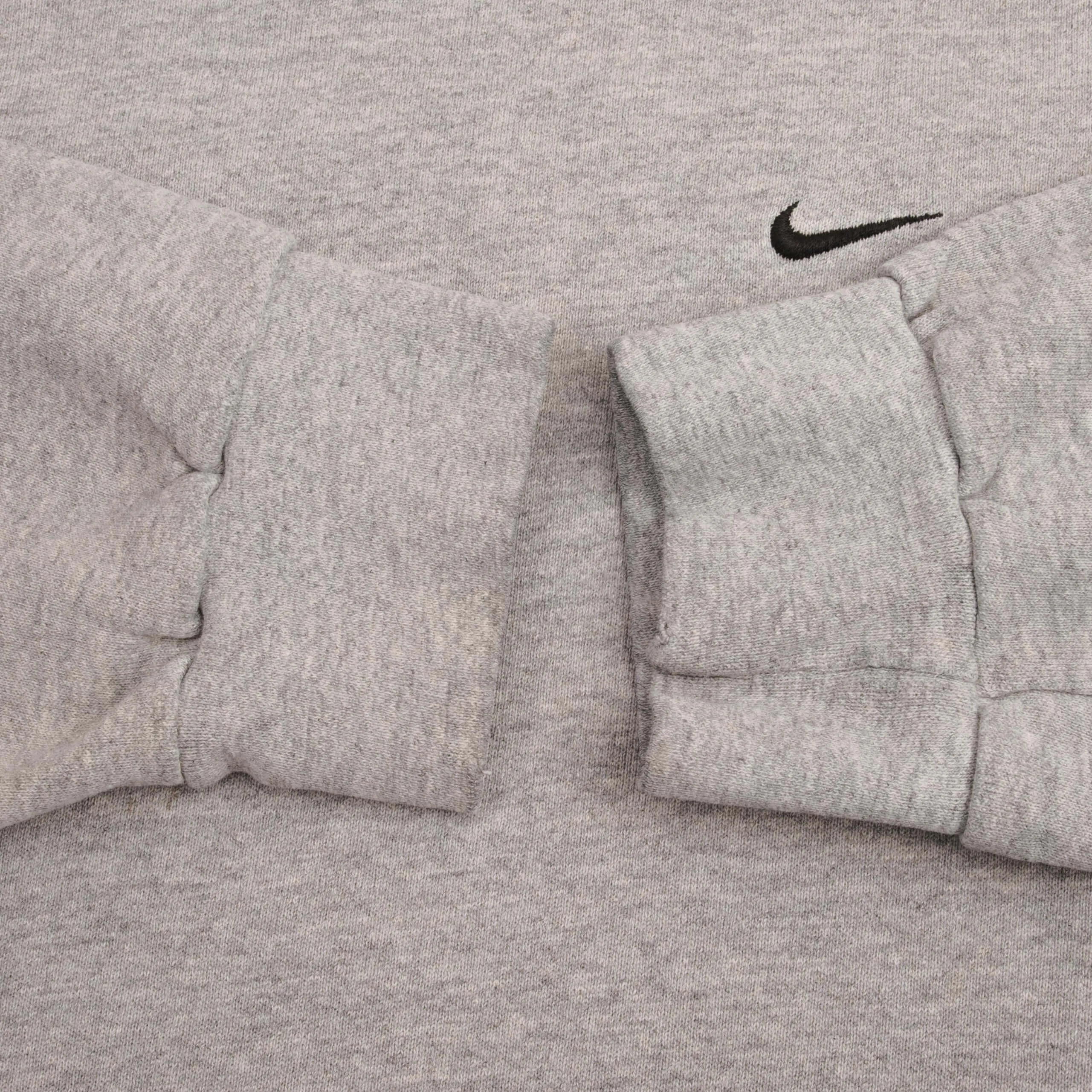 VINTAGE NIKE CLASSIC SWOOSH GRAY SWEATSHIRT 2000S SIZE MEDIUM