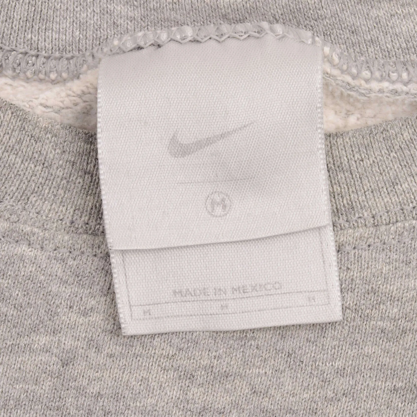 VINTAGE NIKE CLASSIC SWOOSH GRAY SWEATSHIRT 2000S SIZE MEDIUM