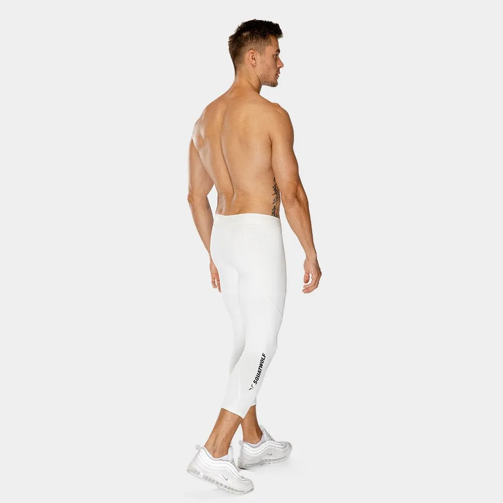 Warrior Tights ¾ - Pearl White
