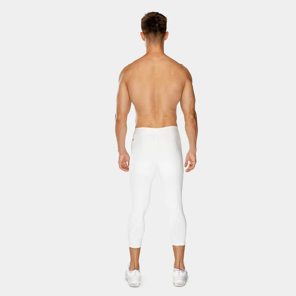 Warrior Tights ¾ - Pearl White