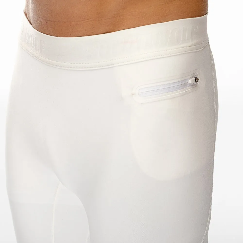 Warrior Tights ¾ - Pearl White