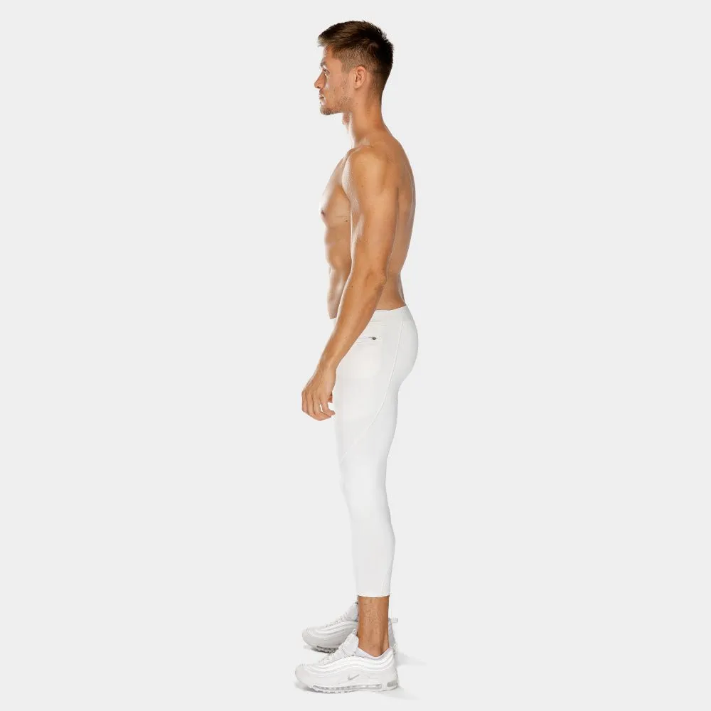 Warrior Tights ¾ - Pearl White