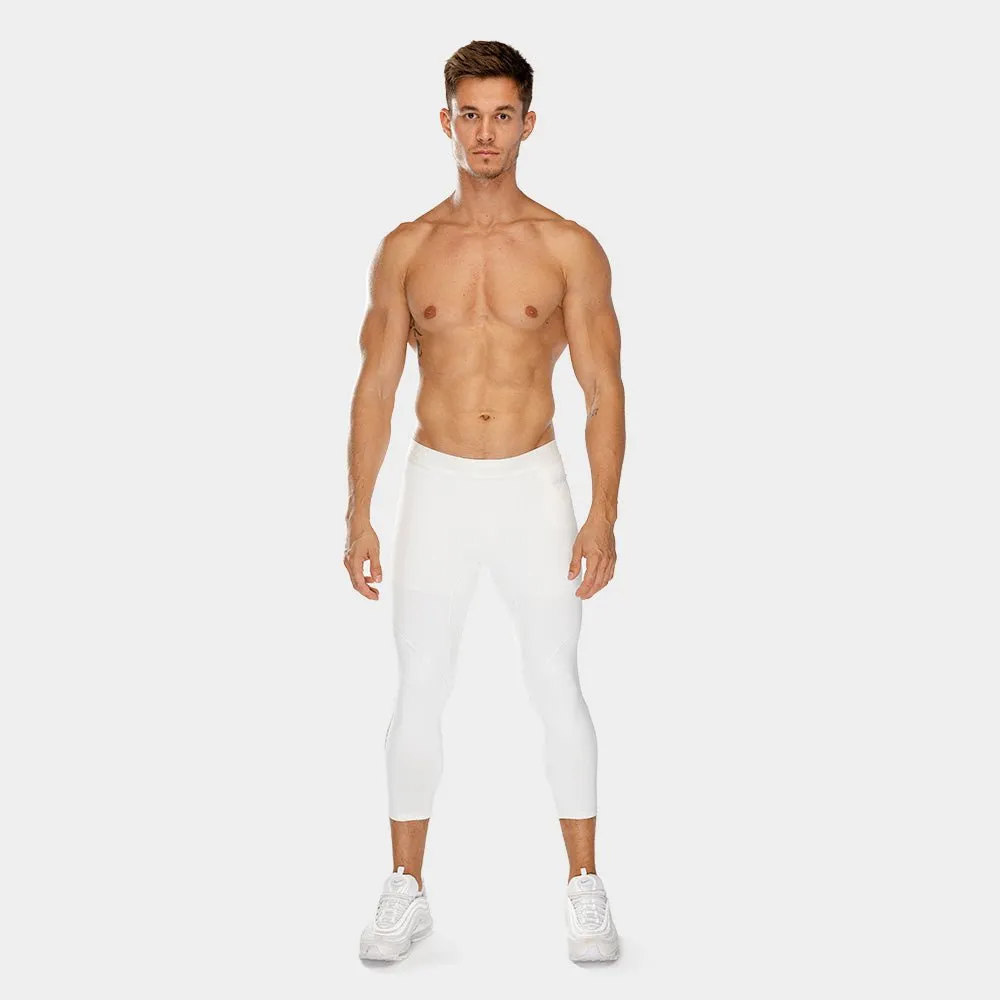 Warrior Tights ¾ - Pearl White