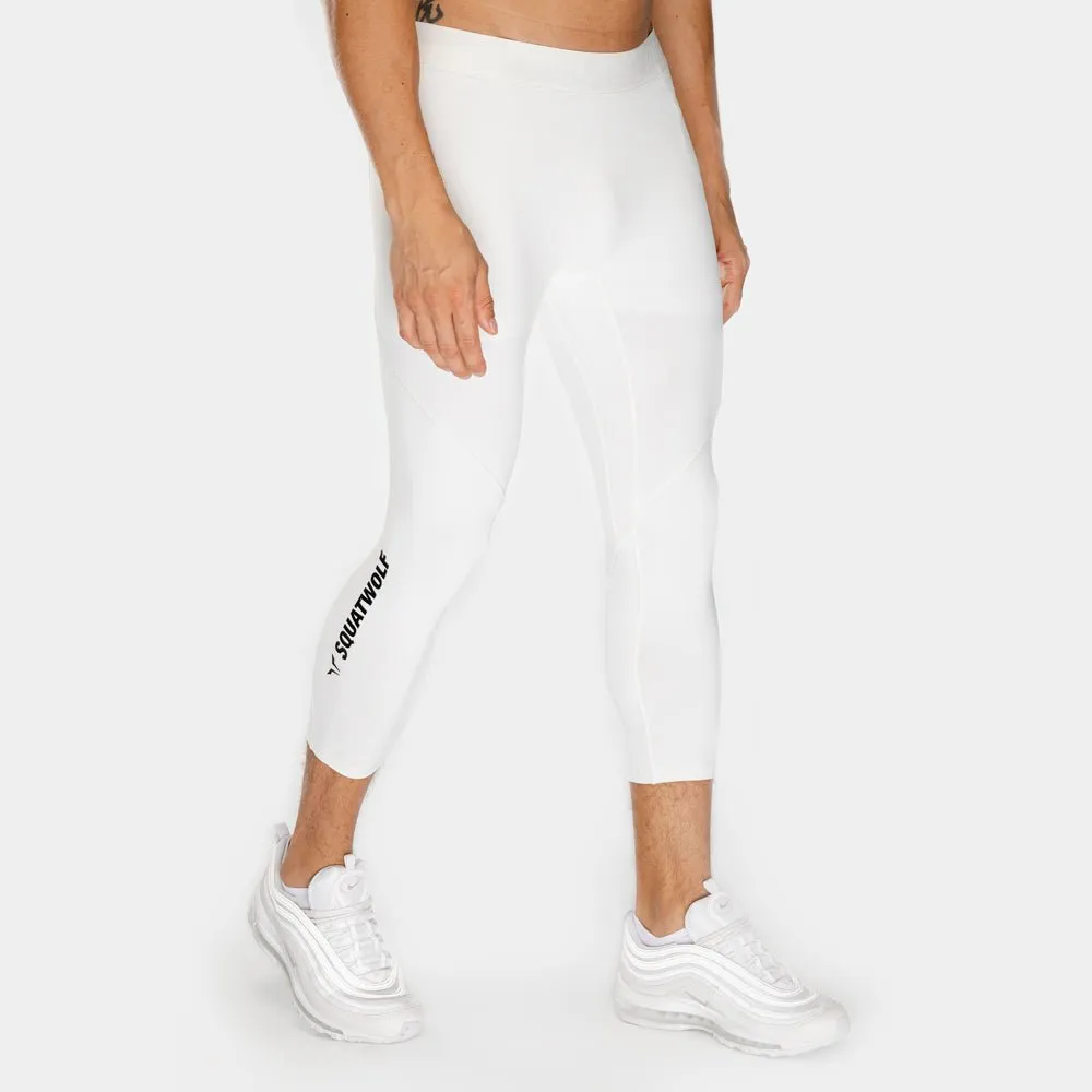 Warrior Tights ¾ - Pearl White