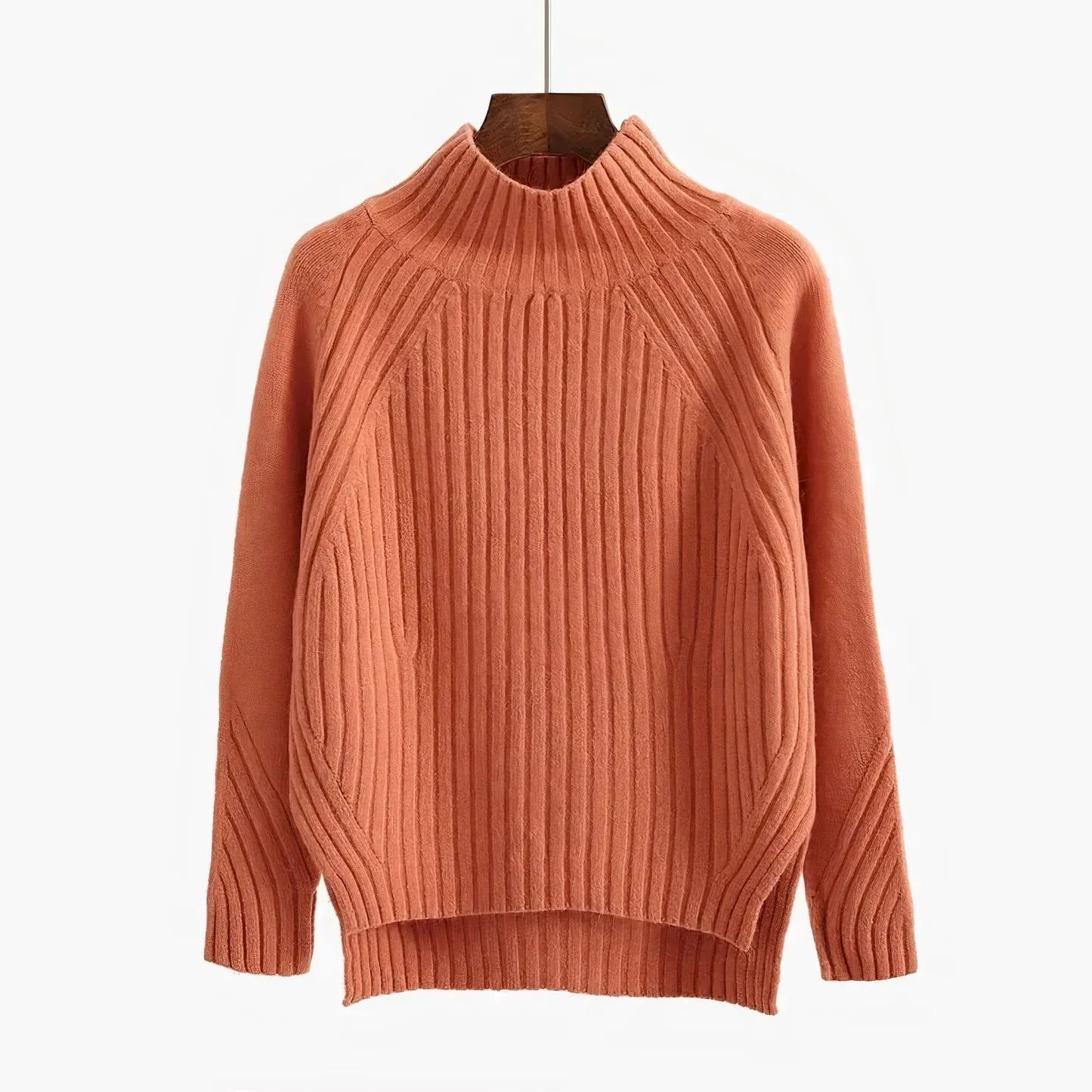 Women's Elegant Turtleneck Pullover Sweater | Ideal for Autumn/Winter