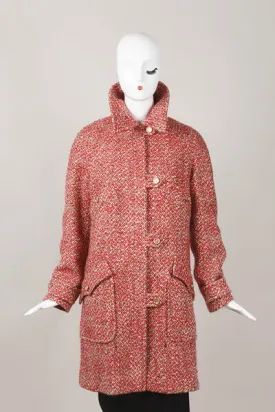 Wool and Silk Woven Coat