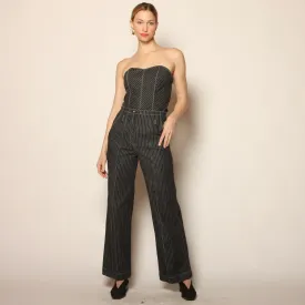 Y2K Randolph Duke Pinstripe Denim 4-Piece Ensemble