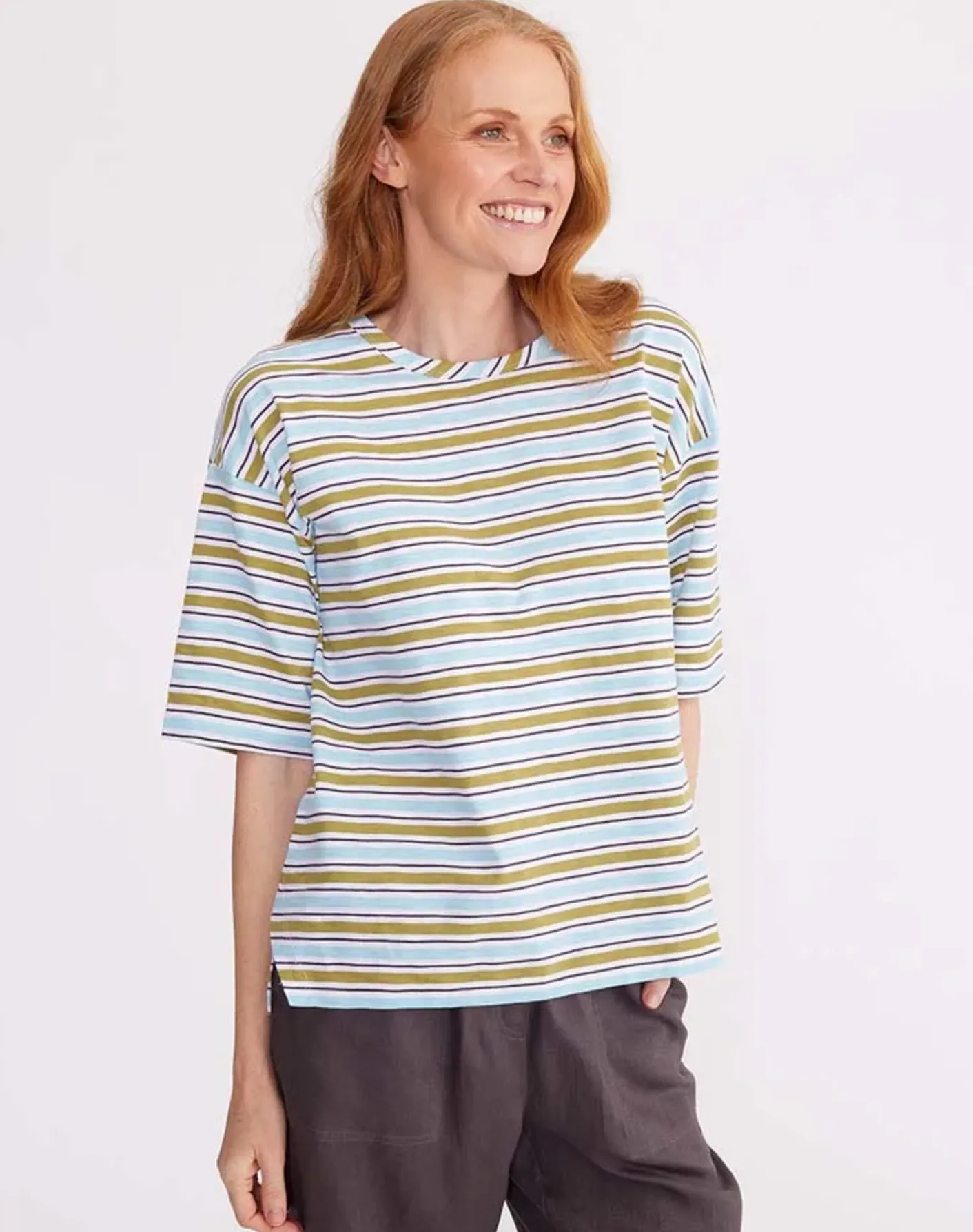 Yarra Trail Stripe Tee