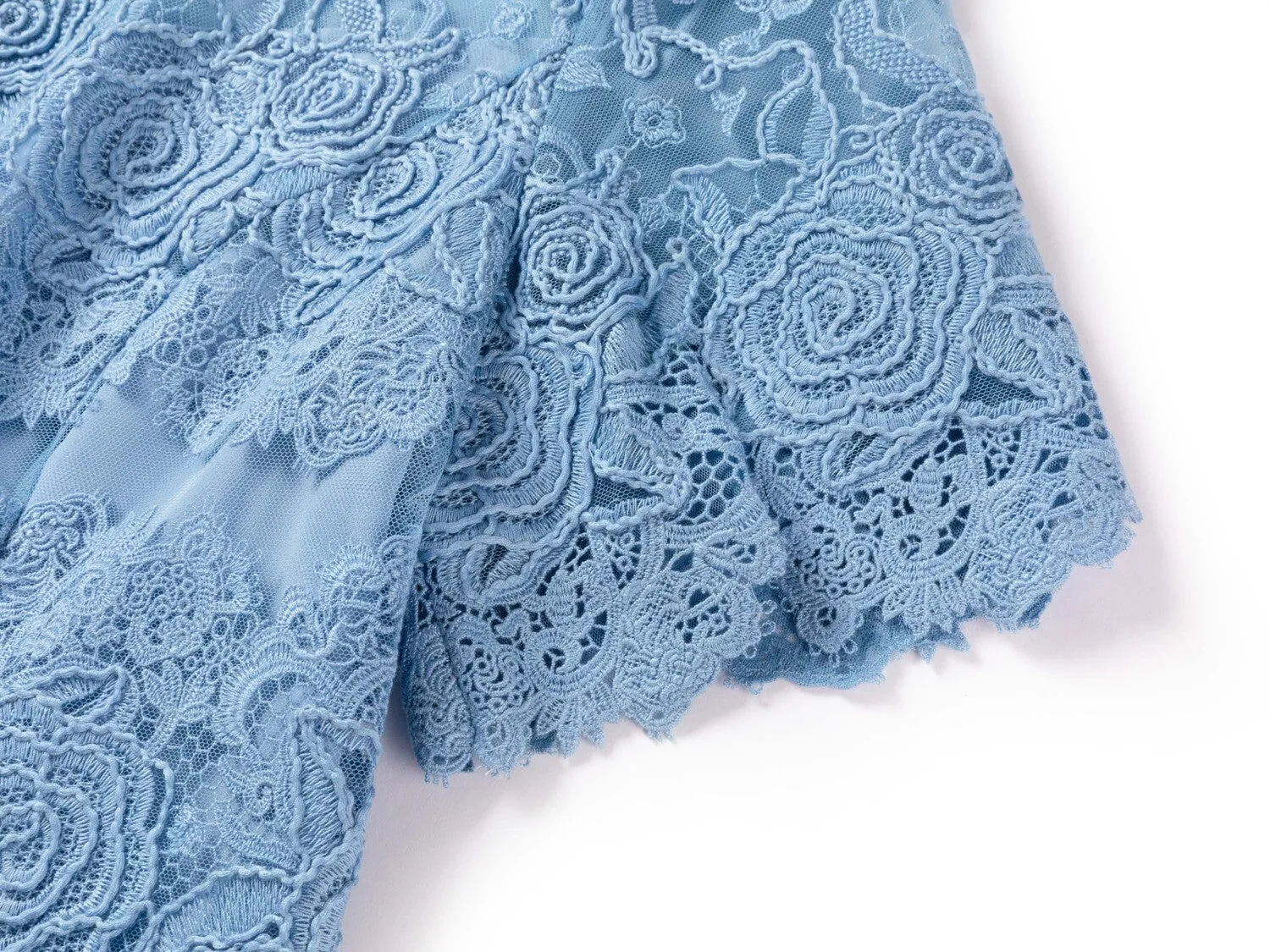 YAYING Peony Embroidered Dress